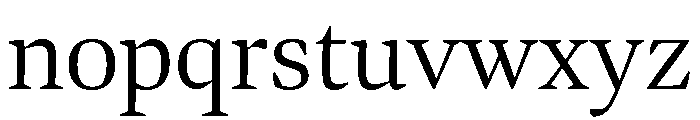 Bennet Display Light Font LOWERCASE