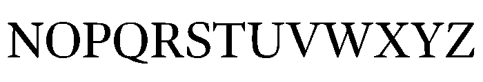Bennet Display Regular Font UPPERCASE