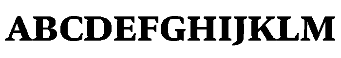 Bennet Text Bold Font UPPERCASE