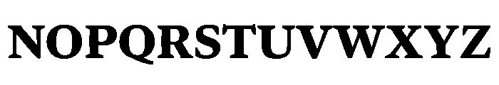 Bennet Text Bold Font UPPERCASE
