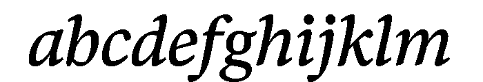 Bennet Text Four Regular Italic FONT
