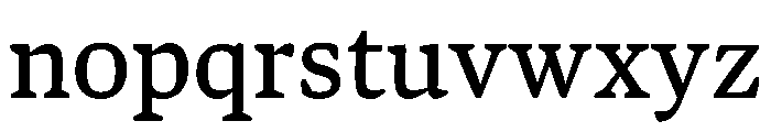Bennet Text Four Regular Font LOWERCASE