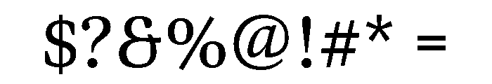 Bennet Text One Regular Font OTHER CHARS
