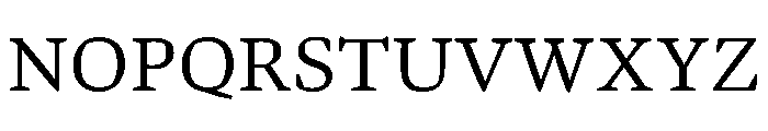 Bennet Text One Regular Font UPPERCASE