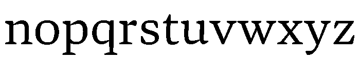 Bennet Text One Regular Font LOWERCASE