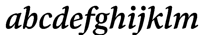 Bennet Text One Semi Bold Italic FONT