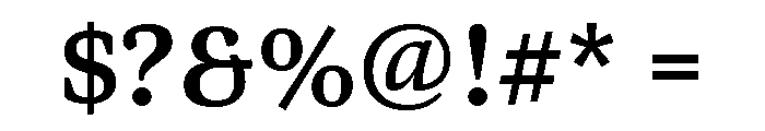 Bennet Text One Semi Bold Font OTHER CHARS