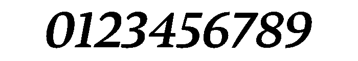 Bennet Text Semi Bold Italic Font OTHER CHARS