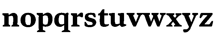 Bennet Text Three Bold Font LOWERCASE