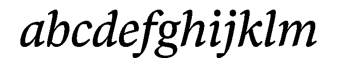 Bennet Text Three Regular Italic FONT