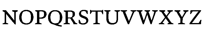 Bennet Text Three Regular Font UPPERCASE