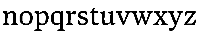 Bennet Text Three Regular Font LOWERCASE
