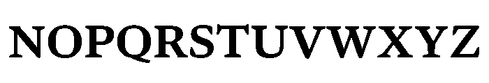 Bennet Text Three Semi Bold Font UPPERCASE