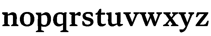 Bennet Text Three Semi Bold Font LOWERCASE