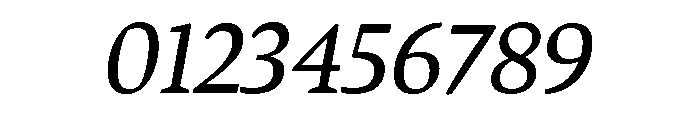 Bennet Text Two Regular Italic Font OTHER CHARS