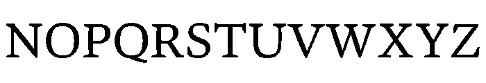 Bennet Text Two Regular Font UPPERCASE