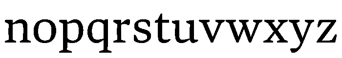 Bennet Text Two Regular Font LOWERCASE