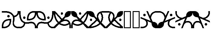 Bernice Regular Font UPPERCASE