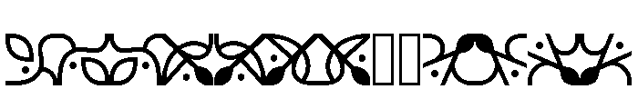 Bernice Regular Font LOWERCASE