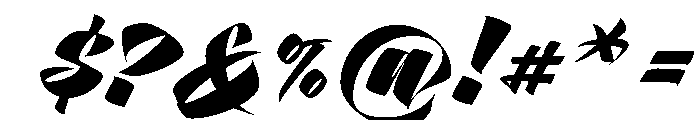 Bestia Display Font OTHER CHARS