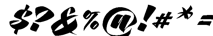 Bestia Headline Font OTHER CHARS
