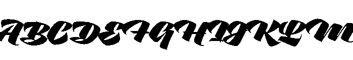 Bestia Small Font UPPERCASE