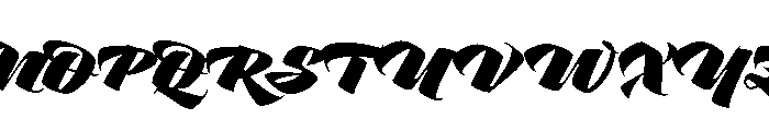 Bestia Small Font UPPERCASE