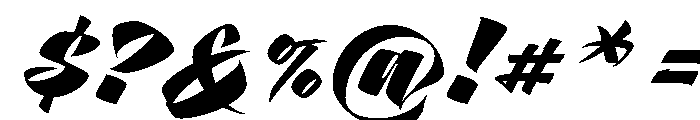 Bestia Subhead Font OTHER CHARS