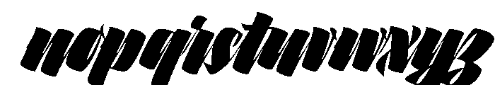Bestia Font LOWERCASE