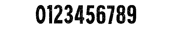BFC Athlete Distress Font OTHER CHARS