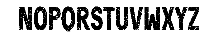 BFC Athlete Distress Font LOWERCASE