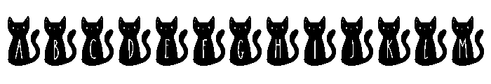 BFC Black Cat Monogr FONT