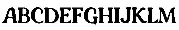 BFC Blanche Font UPPERCASE