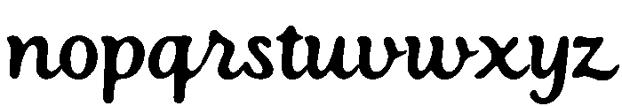 BFC Blanche Font LOWERCASE