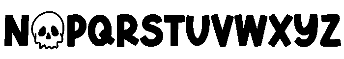 BFC Bone Yard Font LOWERCASE