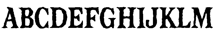 BFC Cemetery Serif Font UPPERCASE