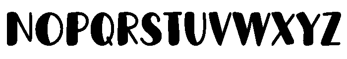 BFC Chalk Eraser Font UPPERCASE