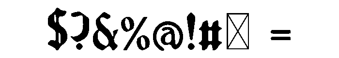 BFC Charmed Witches Font OTHER CHARS