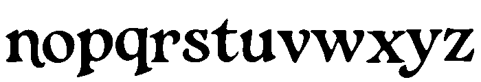 BFC Charmed Witches Font LOWERCASE