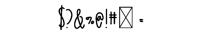 BFC ChocolateEspress Font OTHER CHARS