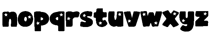 BFC Coastal Stars Font LOWERCASE