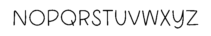 BFC Crafty Corner Font LOWERCASE