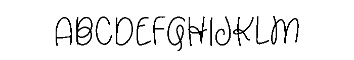 BFC Dainty Daisies Font UPPERCASE