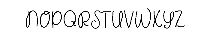 BFC Dainty Daisies Font UPPERCASE