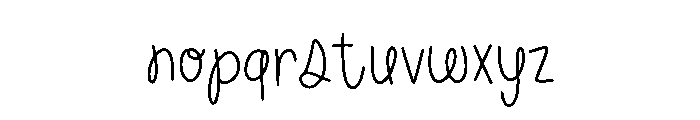BFC Dainty Daisies Font LOWERCASE