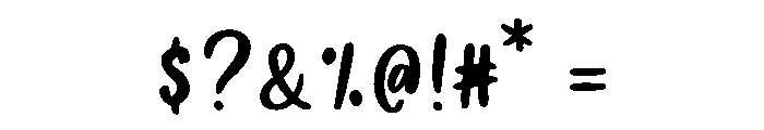 BFC Daydream Bold Font OTHER CHARS