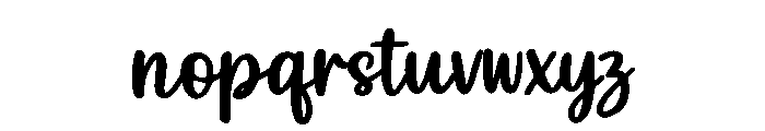 BFC Daydream Bold Font LOWERCASE