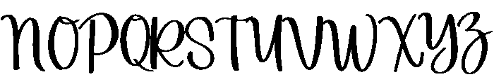 BFC Delightful Backy Font UPPERCASE