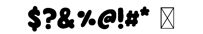 BFC Delightful Font OTHER CHARS