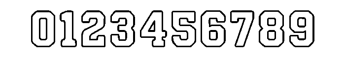 BFC Endzone Otl Font OTHER CHARS